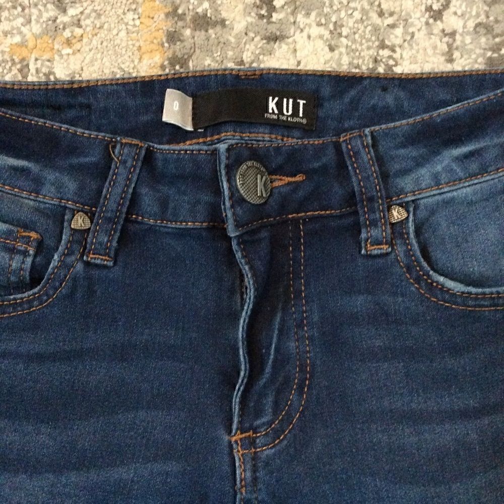 KUT FROM THE KLOTH SKINNY JEANS! EUC! SIZE 0 - Picture 2 of 9